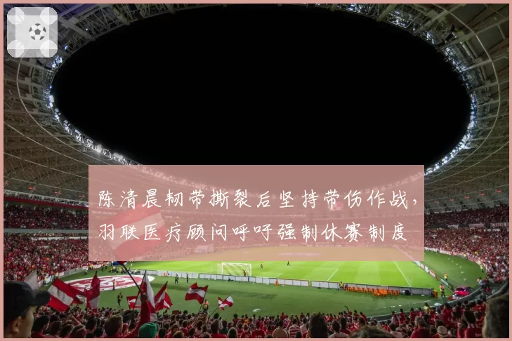 陈清晨韧带撕裂后坚持带伤作战,羽联医疗顾问呼吁强制休赛制度